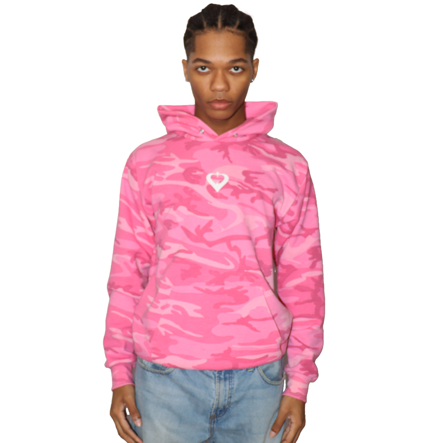 Pink Camo Hoodie